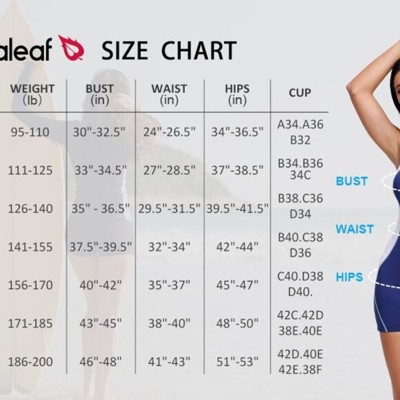 NEW Baleaf One Shoulder One Piece Swimsuit 38 (LG) Navy Blue Bathing Suit UPF50+ - Picture 5 of 5